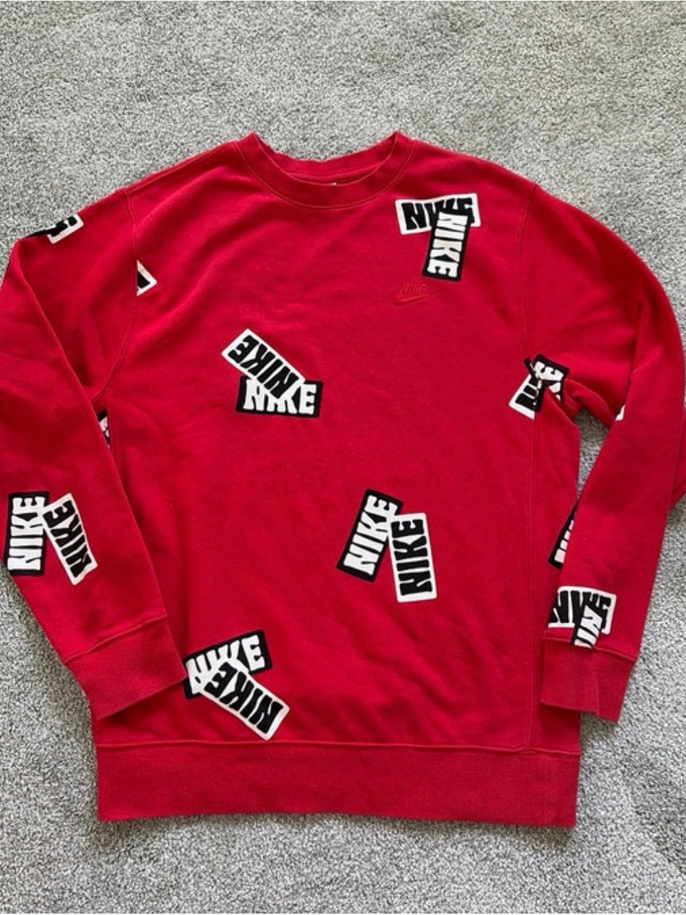 Men’s Nike All Over Crewneck Sweatshirt - S